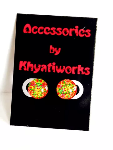 The Phulkari Series - Round Studs The Phulkari Series - Round Studs
