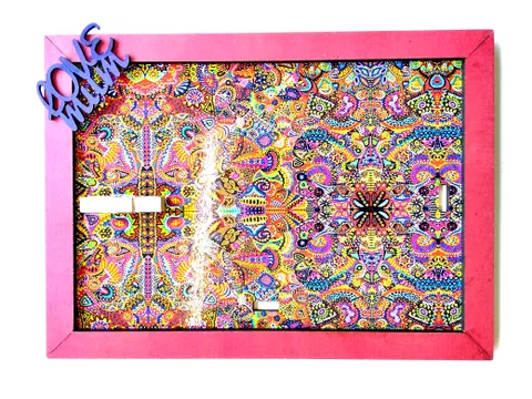 When Colors Speak Photo Frame with Magenta Borders - Mom's Special When Colors Speak Photo Frame with Magenta Borders - Mom's Special