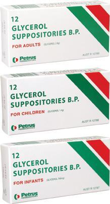 Glycerol Suppositories Glycerol Suppositories