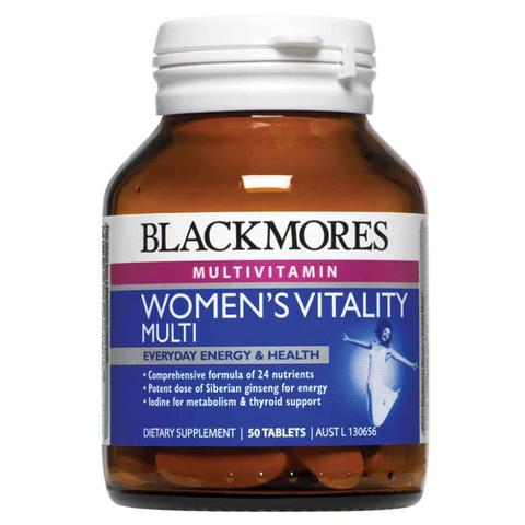 Blackmores Womens Vitality Multi 50 Blackmores Womens Vitality Multi 50