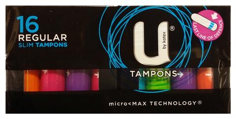 U by Kotex Tampons Regular 16 U by Kotex Tampons Regular 16