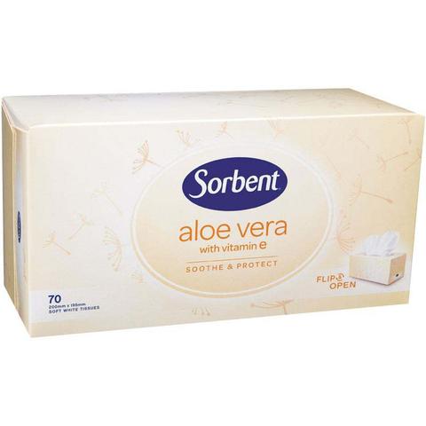 Sorbent Tissues 70 Aloe Vera Sorbent Tissues 70 Aloe Vera