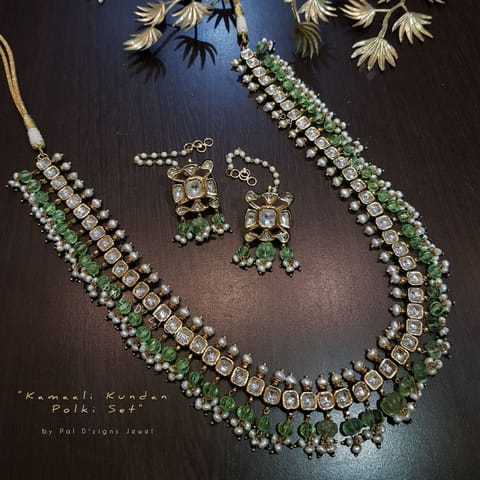 Kamaali Kundan Polki Set Kamaali Kundan Polki Set
