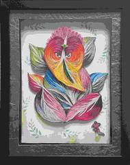 Quilled Ganesha K Quilled Ganesha K
