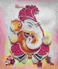 Quilled Ganesha F Quilled Ganesha F