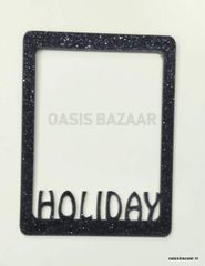 Acrylic Glitter Photo Frame Black Acrylic Glitter Photo Frame Black