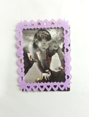 Acrylic Glitter Photo Frame Purple Acrylic Glitter Photo Frame Purple