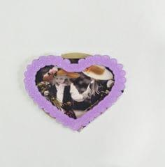 Acrylic Glitter Photo Frame Purple Acrylic Glitter Photo Frame Purple