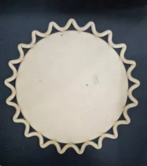 WE Diya Plate Carved Border. WE Diya Plate Carved Border.