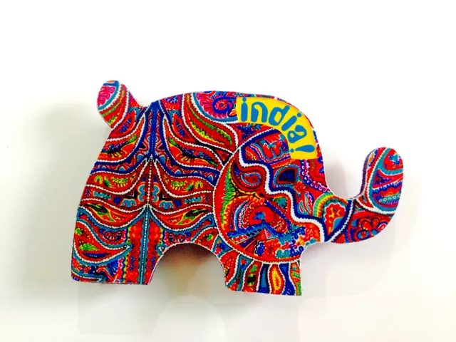 Art Elephant India Wooden Magnet Khyatiworks