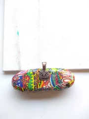 Psychedelic awesomeness handmade Pendant number 4