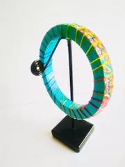 Color Melody - Catchy Teal Bangle