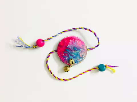 'Love for Life' Resin Rakhi 'Love for Life' Resin Rakhi