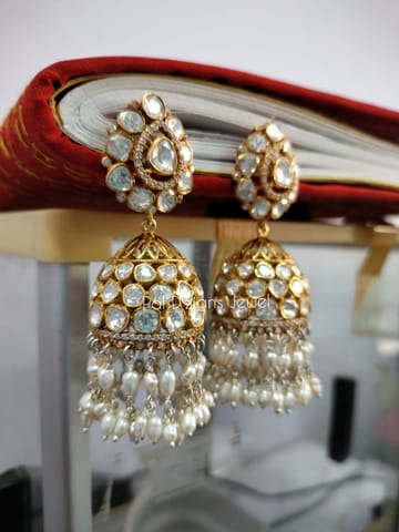 Jhumki Thumki Moissanite Polki Jhumki Thumki Moissanite Polki