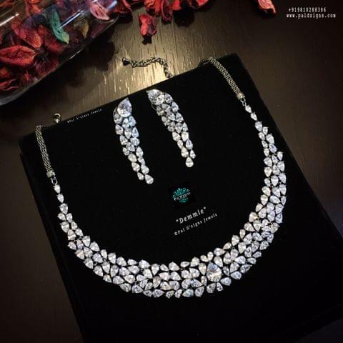 Demmie Diamond Necklace Set Demmie Diamond Necklace Set