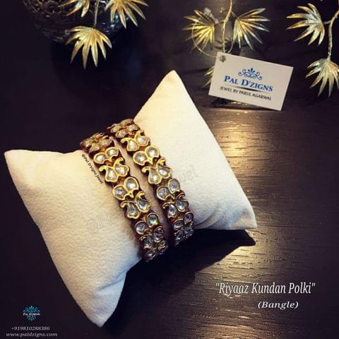 Riyaaz kundan polki 2-6" size Riyaaz kundan polki 2-6" size