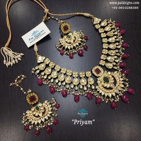 Priyam Ruby Emerald Set Priyam Ruby Emerald Set