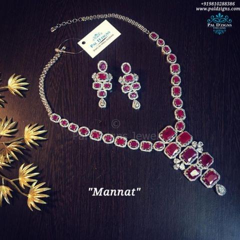 Mannat Ruby Necklace set Mannat Ruby Necklace set