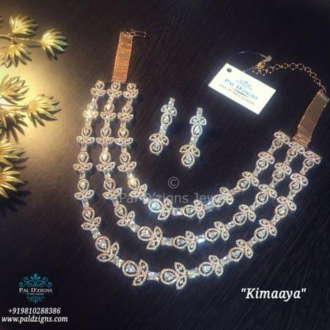 Kimaaya Diamond Necklace Set Kimaaya Diamond Necklace Set