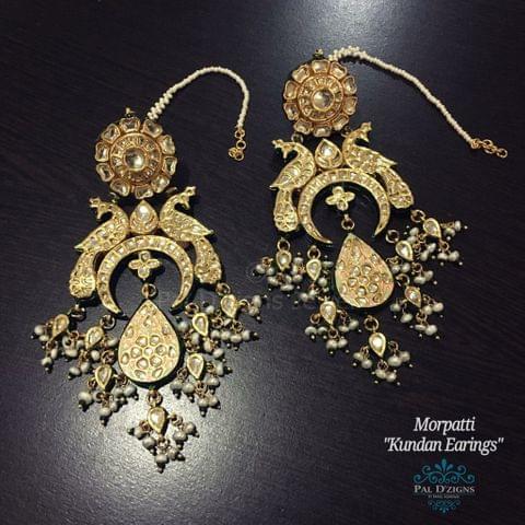 Morpatti Kundan Earing Morpatti Kundan Earing