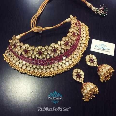Rubika Polki Choker Set Rubika Polki Choker Set