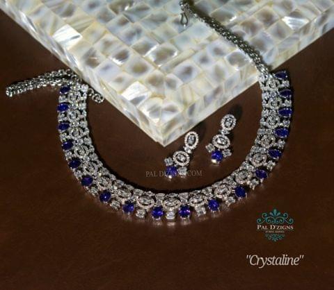 Crystaline Diamond Necklace Set Crystaline Diamond Necklace Set