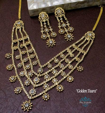 Golden Taara Necklace Set