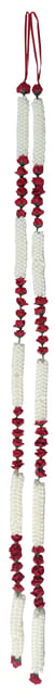 Artificial Flowers Garland Set Of 2 'Jasmine': Replica Flowers Wall Door Hanging For Festive Decoration (12406)