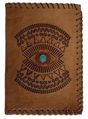 Leather Journal 'The Eye': Vintage Design Diary Notebook (12450)