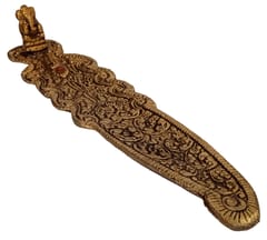 Metal Incense Stick Holder Agarbatti Stand Ash Catcher: Ganesha (12458A)