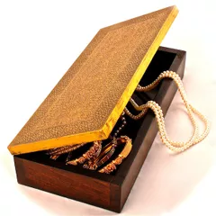 Wood & brass jewellery box "Regal"