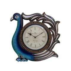 Peacock wall clock for living room 12X12 inch (clock91c)