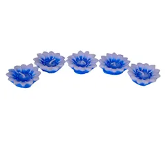 decorative Set of 4 floating candles 2 inch each in a gift box for Diwali gift (10398)