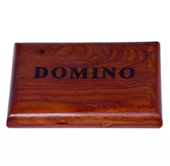 Dominoes Game Set: Handmade from Rosewood with 28 Wooden Tiles (10418)