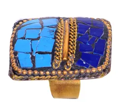 Vintage Collection Cocktail Ring For Women "Sea Song" (30001)