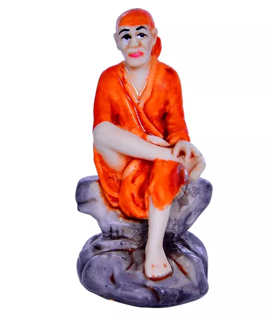 Hindu Religious Small Sai Baba Statue (10652)