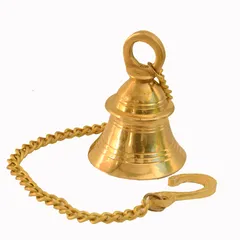 Small Hanging Bell: Solid Brass Bell With Deep Sound (11005)