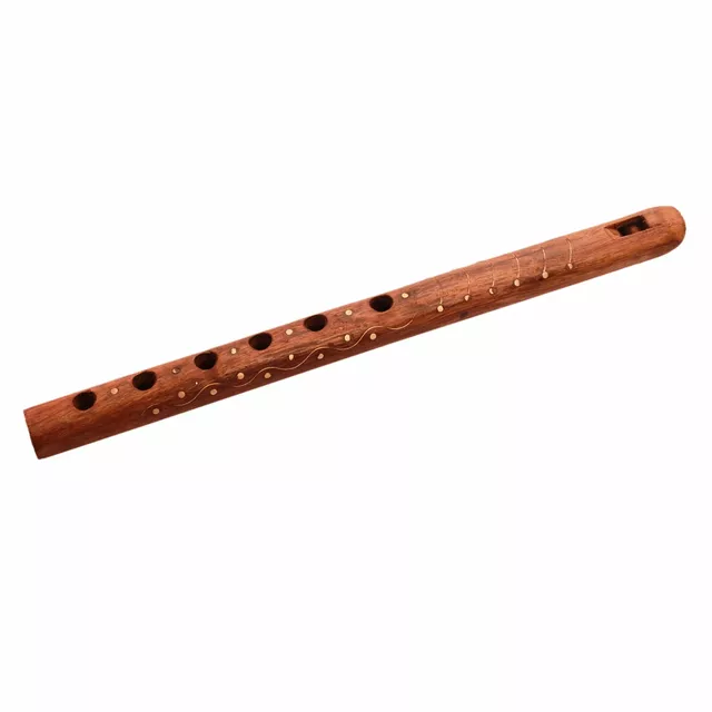 Purpeldip Wooden Fluit/Bansuri Woodwind Flute Musical Mouth Instrument (11145)