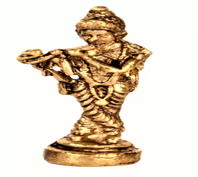 Rare Miniature Statue Lord Krishna: Unique Collectible Gift (11168)