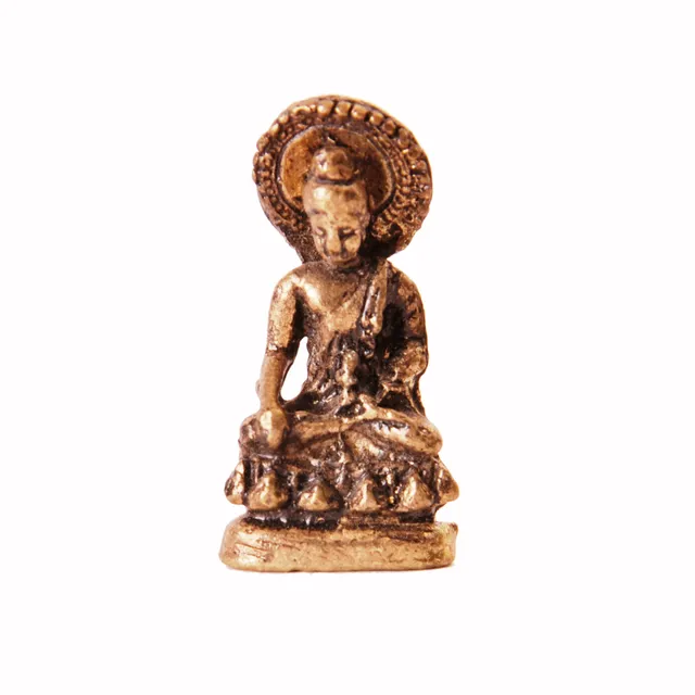 Rare Miniature Statue Gautam Buddha in Varada Mudra, Unique Collectible Gift (11400)
