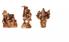 Unique Collectible Gift Purpledip Rare Miniature Statue Set Goddess Tara in 2 Different Poses 11410