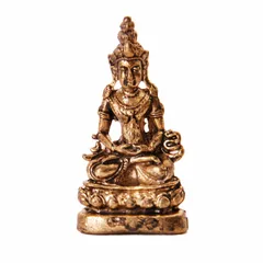 Rare Miniature Statue Lord Buddha in Dhyana Mudra, Unique Collectible Gift (11413)