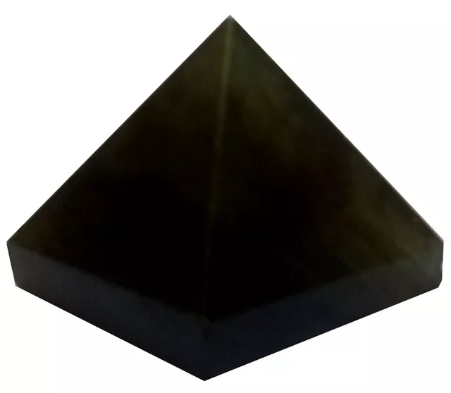 Labradorite Stone Pyramid: Reiki Healing Divine Spiritual Crystal (11927)