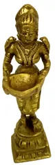 Brass Diya: Deepalakshmi Welcome Oil Lamp Deepam (11827)