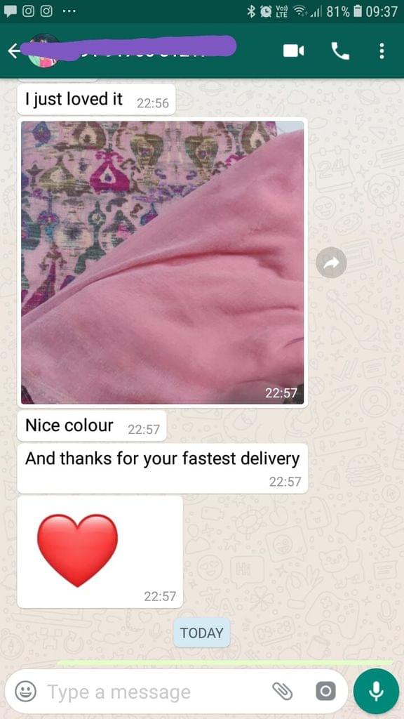I just loved it... Nice colour... And thanks for your fastest delivery. -Reviewed on 18-Jul-2019