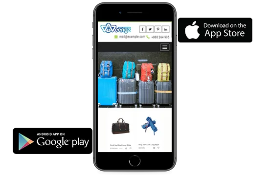 StoreHippo ecommerce platform helps in building Android and iOS mobile apps for online travel accessories store.