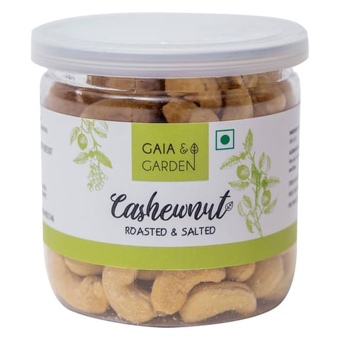 Roasted Salted Cashew Nuts (Kaju) 200g - Gaia & Garden