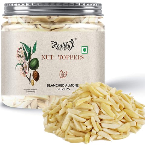 California Blanched Almond Slivers | Nut Toppers | Slivered Almonds For Cake, Sweets