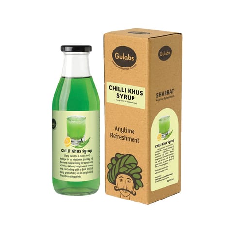 Gulabs Chilli Khus Syrup (475 ml)