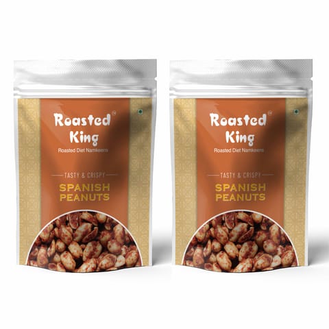 Peanuts Roasted Spanish - Pack Of 2 , 150Gm Each